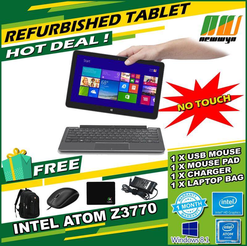 Refurbished Non-Touch Dell Venue 11 Pro 5130 Tablet (10.8 , Intel Atom, 2GB RAM, 64GB MMC, W8) - With Keyboard Malaysia