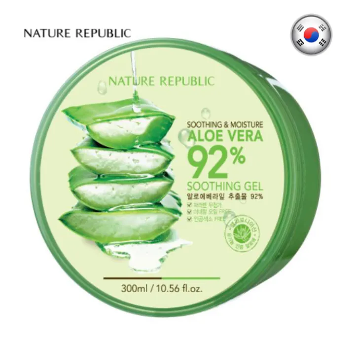 aloe vera gel soothing and moisture