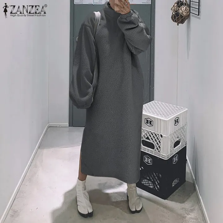 zip up jumper dress