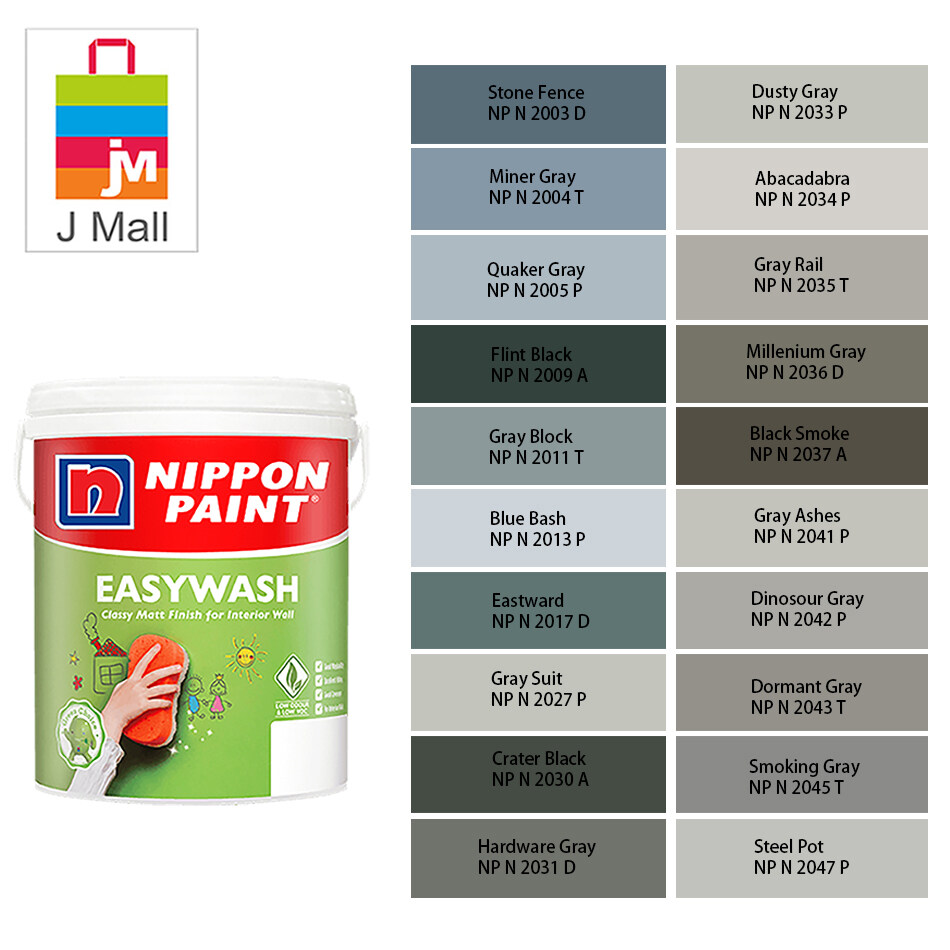 Nippon paint ''smoky grey'' 1 liter, Hobbies & Toys, Stationery