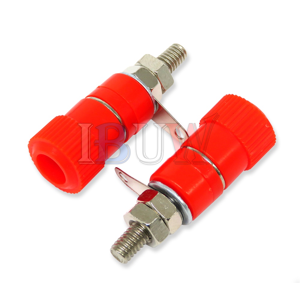 10 cái khối thiết bị đầu cuối JS-910B JS-919 4 mét khuếch đại đầu nối dẫn điện đầu cực nối giắc cắm chuối núi 5 cái màu Đen + 5 cái màu đỏ