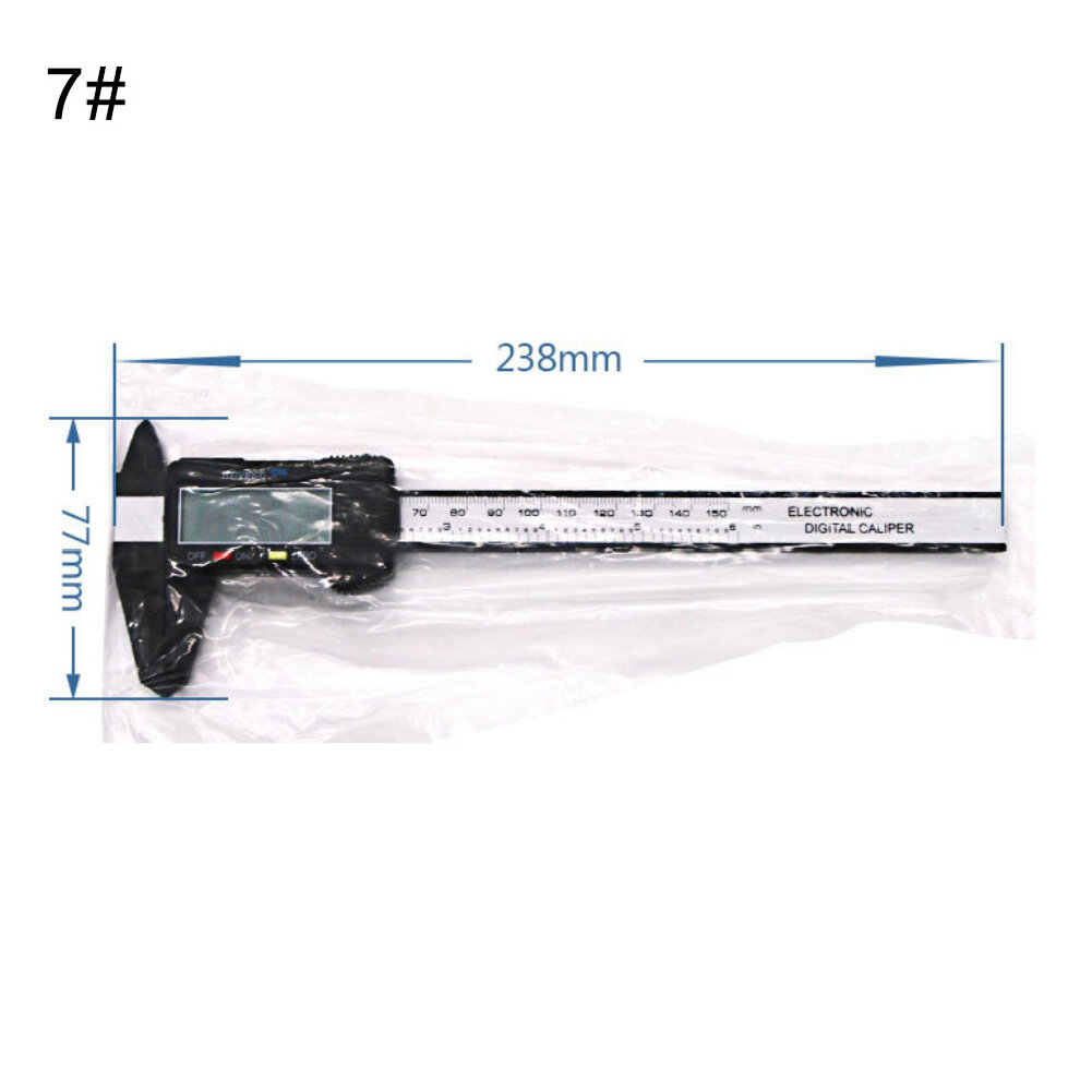 Digital Display Sliding 0-150mm Measurement Pocket Vernier Caliper Ruler Tool