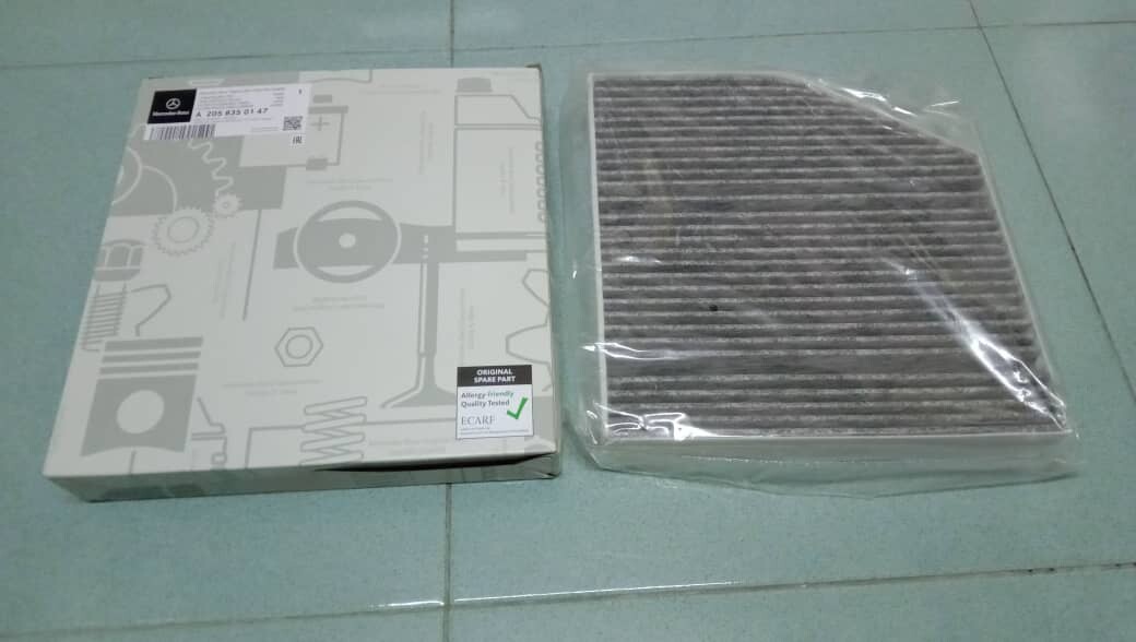 2058350147 AIR COND FILTER CABIN FILTER MERCEDES W205 C-CLASS C200 C250  C300 C350 W257 CLS 350 W213 E-CLASS E200 E250 E300 E350 W253 GLC | Lazada