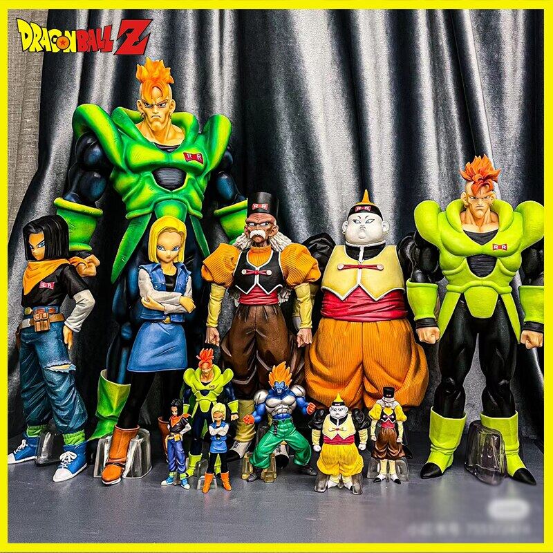 Dragon Ball Z Android 17 18 19 20 Anime Figure GK Manga Statue Decoration  Ornaments PVC Action Figurine Collectible Model Toys