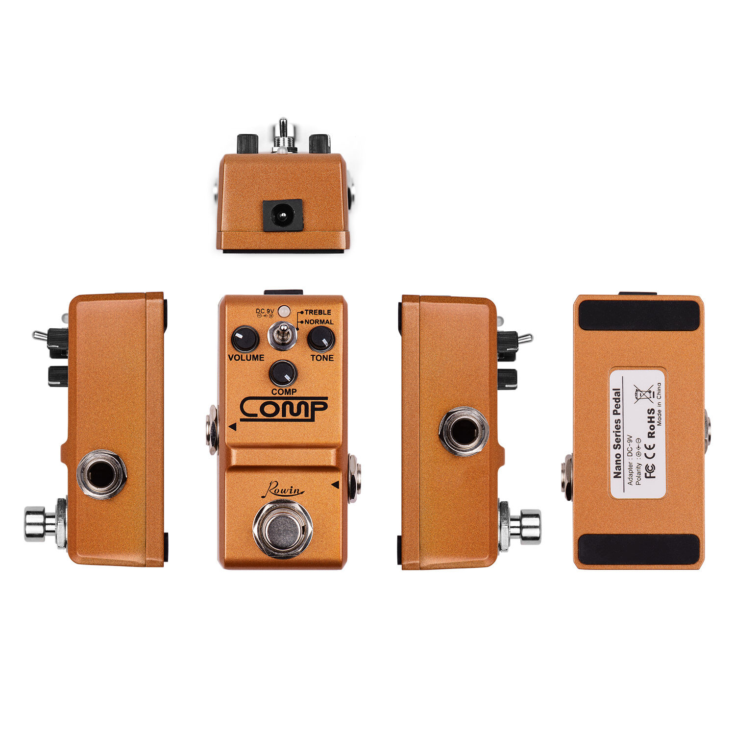 Rowin Compressor Guitar Pedal Effect Pedal True Bypass