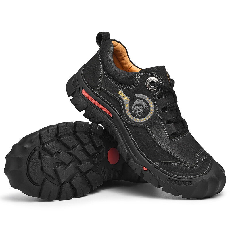 Camel Giày Độn Bông Giữ Ấm Lót Lông Cừu Mùa Đông, Giày Da Thường Ngày Cổ Cao Của Nam Bốt Đi Tuyết Chống Trượt Ngoài Trời FECHENG