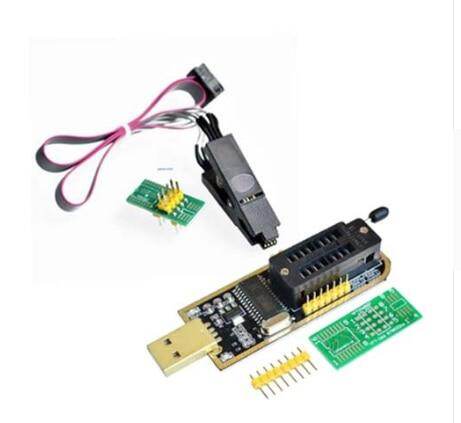 Mô-đun Lập Trình USB BIOS EEPROM Flash Sê-ri CH341A 24 25 + Kẹp Kiểm Tra SOIC8 SOP8 Cho EEPROM 93CXX / 25CXX / 24CXX