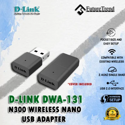 D-Link DWA-131 N300 Wireless Nano USB Adapter