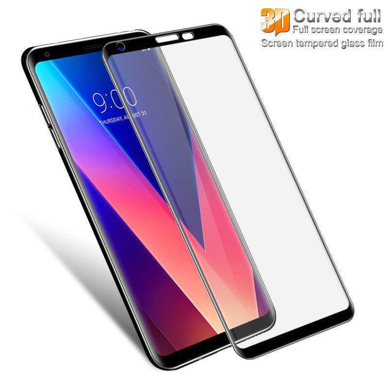[allmobiles] For LG V30 V20 V35 Full Cover Screen Protector 3D Curved 9H Tempered Glass Film