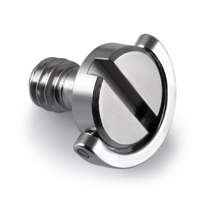 【New Arrival】 Metal 1/4" Mounting Screw D Ring/without Ring 10mm Shaft for Camera Tripod