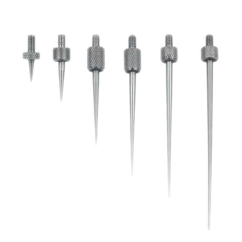 Comforhome 6Pcs DIY Dial Digital Test Indicator Contact Point Stem Rod Depth Gauge Measure
