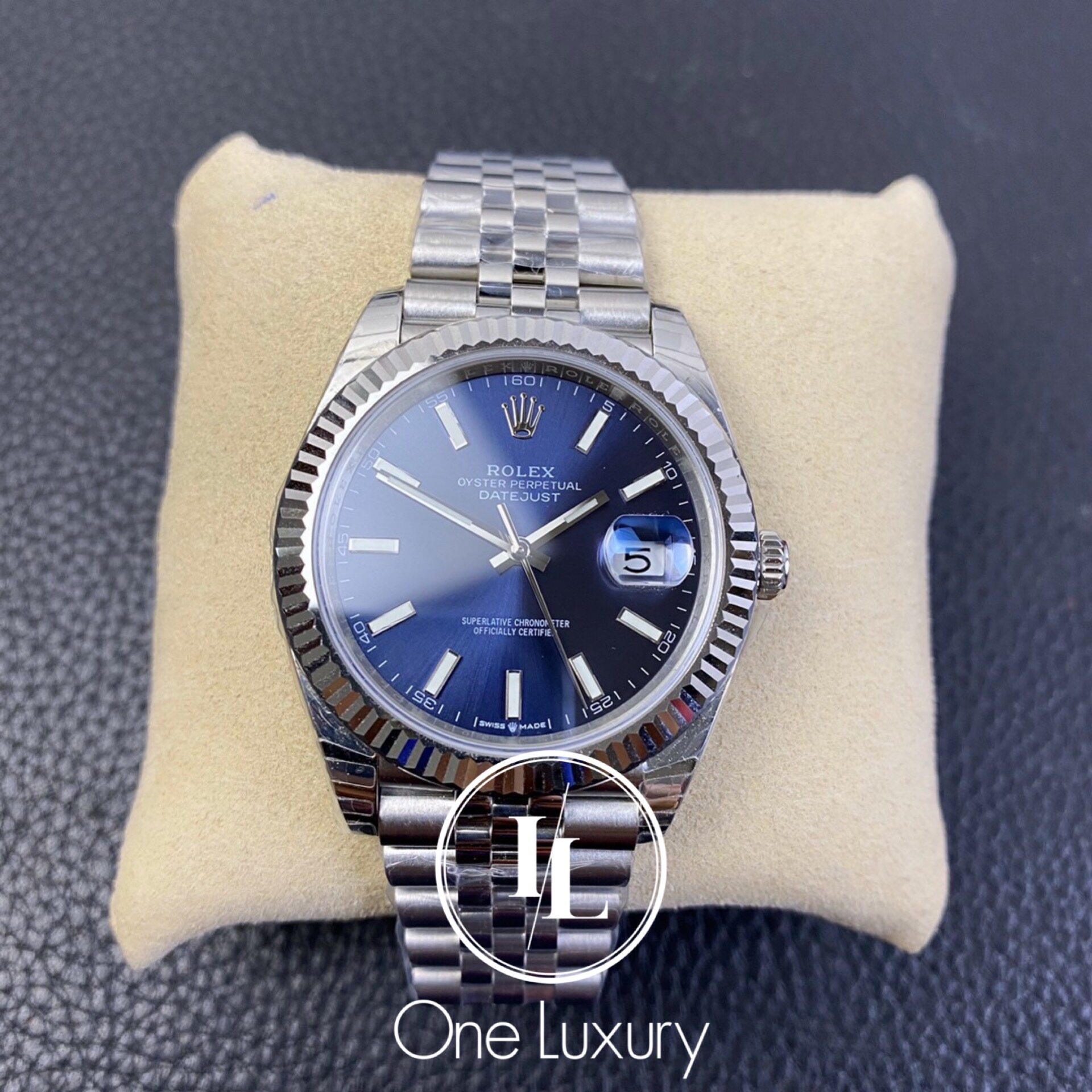 datejust 41mm blue dial