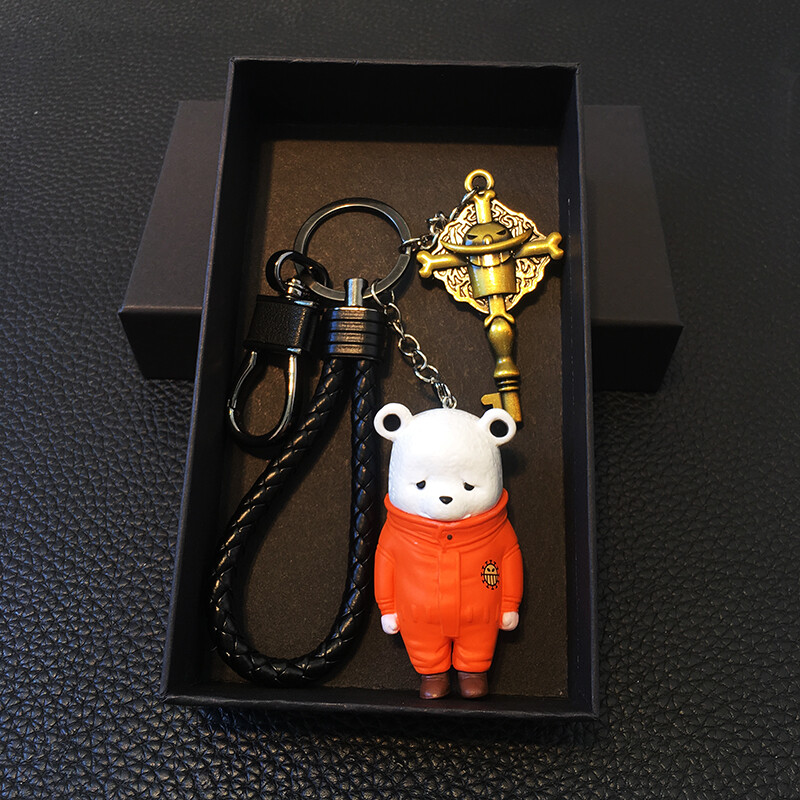 (In stock) Cute apology Bepo bear One Piece keychain