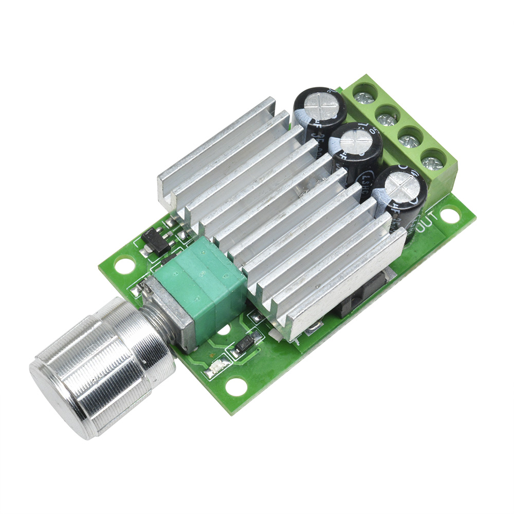 VOKTTA  Bộ Điều Khiển Tốc Độ Động Cơ DC 6V 12V 24V 30V 10A Chính Hãng, Bảng Điều Khiển PWM Mô-đun Điều Khiển Tốc Độ DC12-30V Có Tản Nhiệt