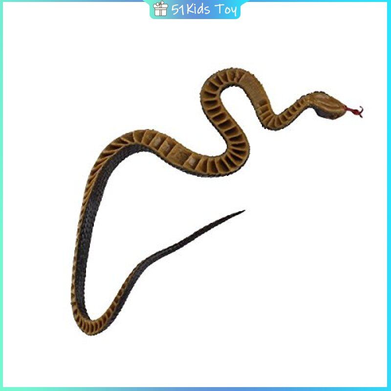 51Kids Realistic Rubber snake simulation snake Artificial snake small snake soft plastic whole scary toy Garden Props
