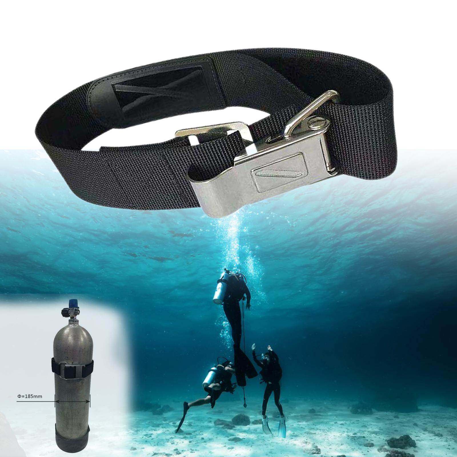 WDAir Scuba Diving Tank Band BCD Tank Cylinder cam Hinge Buckle Webbing ...