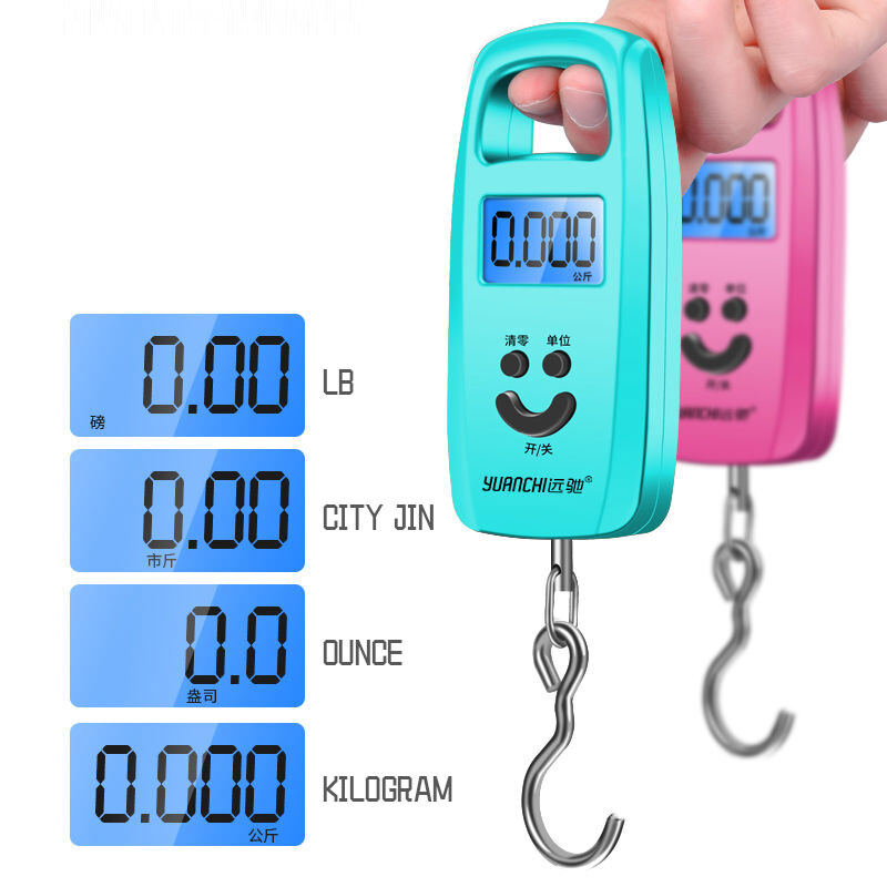 FED【COD】Cân điện tử cầm tay, cân mini thương mại, cân điện tử nhà bếp 50kg cân móc cầm tay, cân lò xo mini