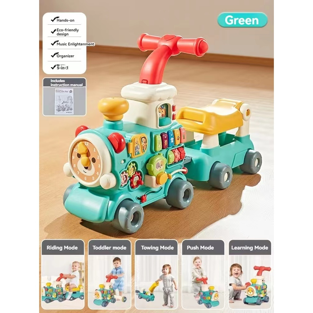 5in1 Musical Baby Walker Baby Walkers Learning Walker Baby Push Walker Music Toddler Walk Assistance