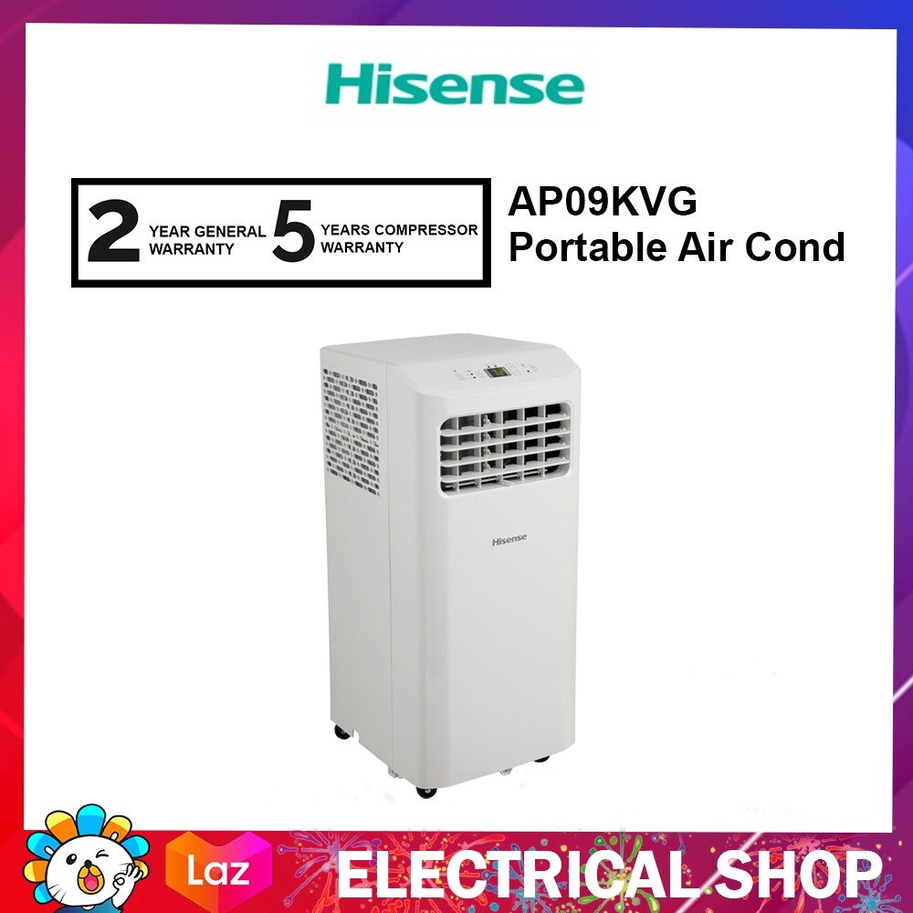 Hisense 1.0HP Portable Air Conditioner R32 AP09KVG / Aircond Lazada