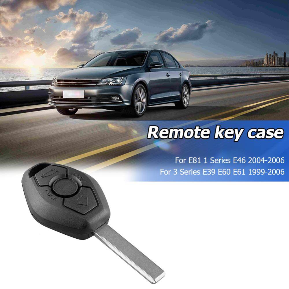 3 nút xe từ xa vỏ chìa khóa điện Vỏ thay thế cho BMW E81 E46 E39 E60