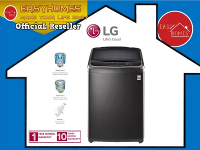 LG 22kg Top Load Washing Machine with Inverter Direct Drive, Steam LG-TH2722SSAK