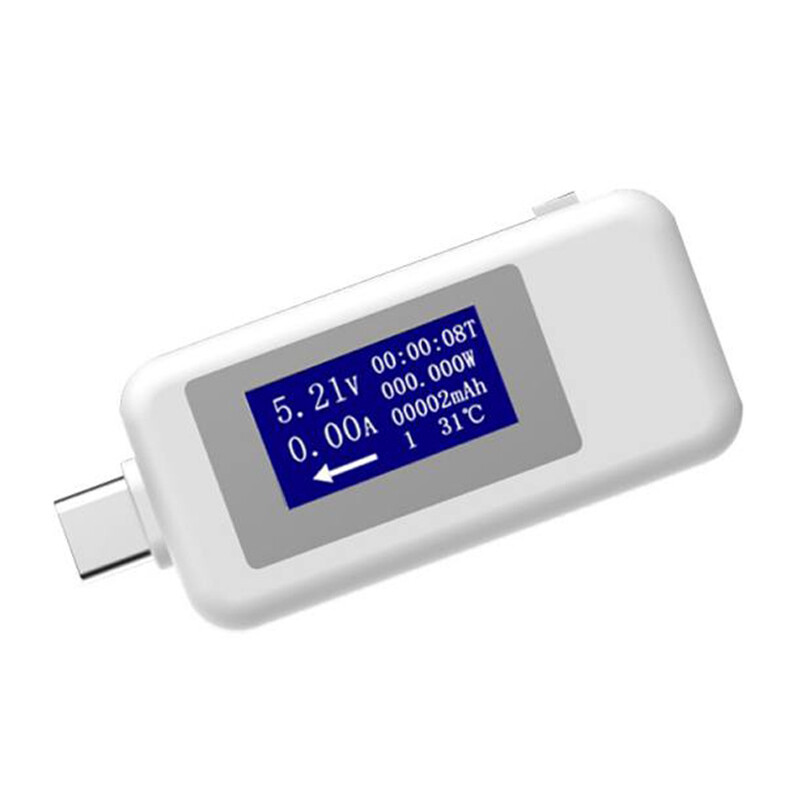 1PCS C-type USB tester DC digital voltmeter ammeter tester Charging bank charging indicator