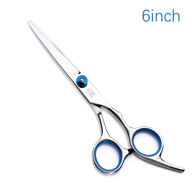 Pet Grooming Scissors Curved Up And Down Scissors Sharp Animal Cat Hair Cut Dog Barber Cutting Tool With Safety Round Tip