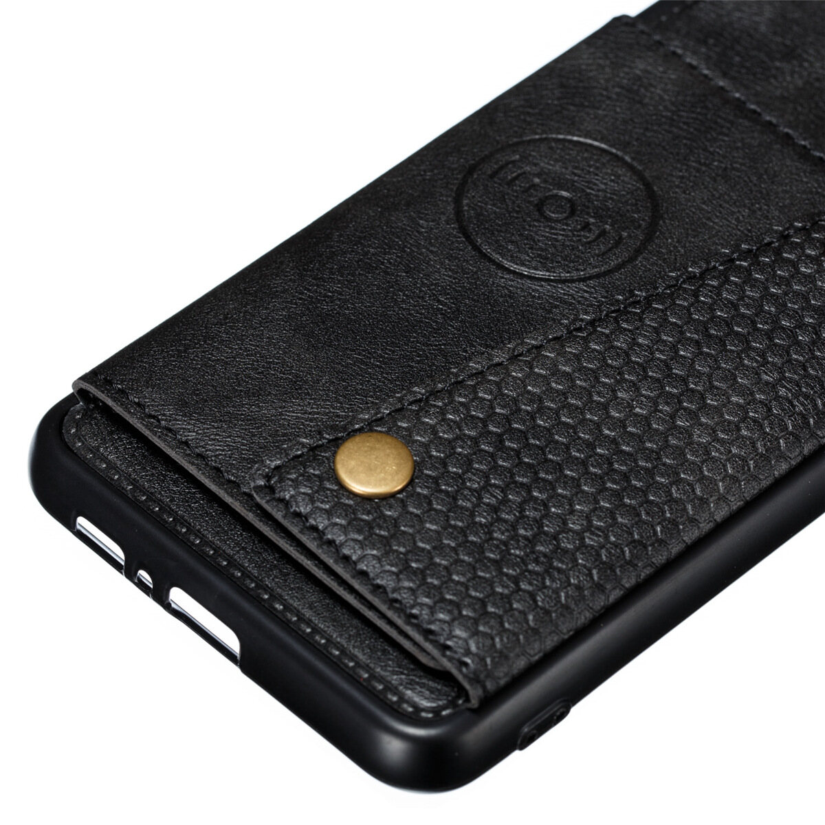 Cho Samsung A80 A90 da trường hợp nhiều Folio lật Bìa Wallet trở lại trường hợp vỏ, có thể làm việc với gắn trên xe hơi, ẩn thẻ tín dụng ID khe giữ, retro nút kim loại clasp, đứng hỗ trợ
