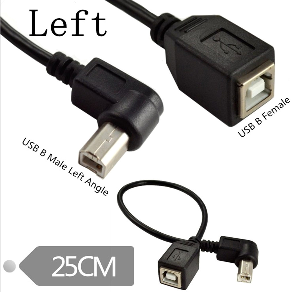 Right Angle Usb B 90 Degree USB 2.0 Type B Printer Adapters - 2 Pack ...