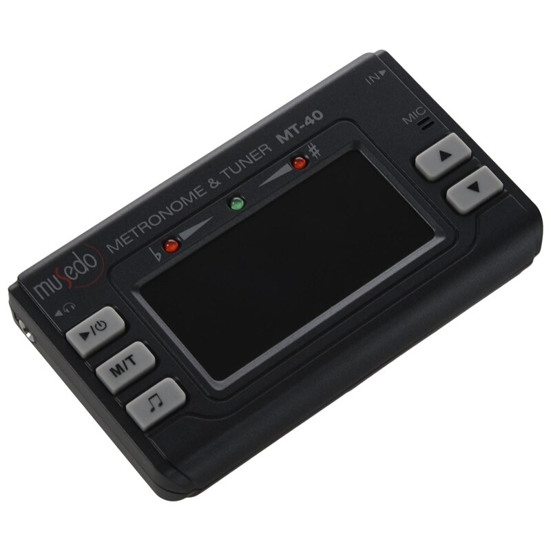 Musedo Mt-40 Guitar Tuner Electronic Digital 3 In 1 Lcd Guitar/Bass/Violin/Ukulele Tuner Metronome Tone Generator Tuner Clip Malaysia