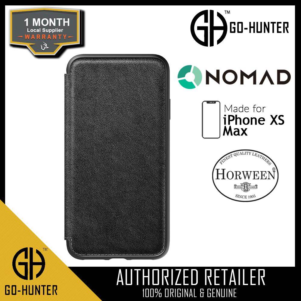 Nomad Leather Folio Case for iPhone Xs Max Dirt Resistant
