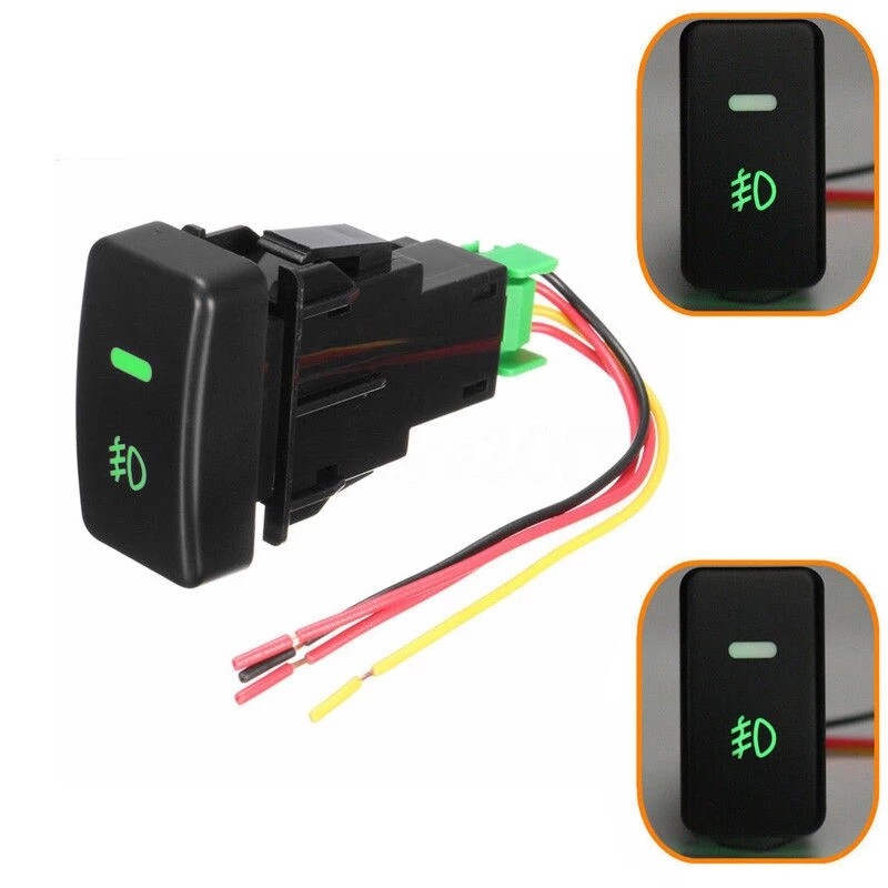 4pin led auto car push button fog light switch with wire for honda civic accord crv