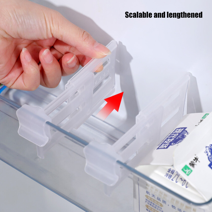 Kệ Ngăn Kéo Tủ Lạnh Tủ Lạnh Tủ Lạnh Nhà Bếp Giá Sắp Xếp Ngăn Kéo Tủ Lạnh Đa Năng Bộ Chia Ngăn Đựng Bình Nhà Bếp