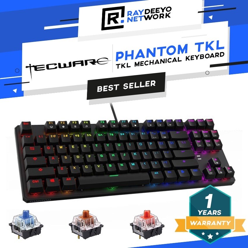 Tecware Phantom RGB 2020 / Tecware Phantom TKL RGB 2020 Mechanical ...