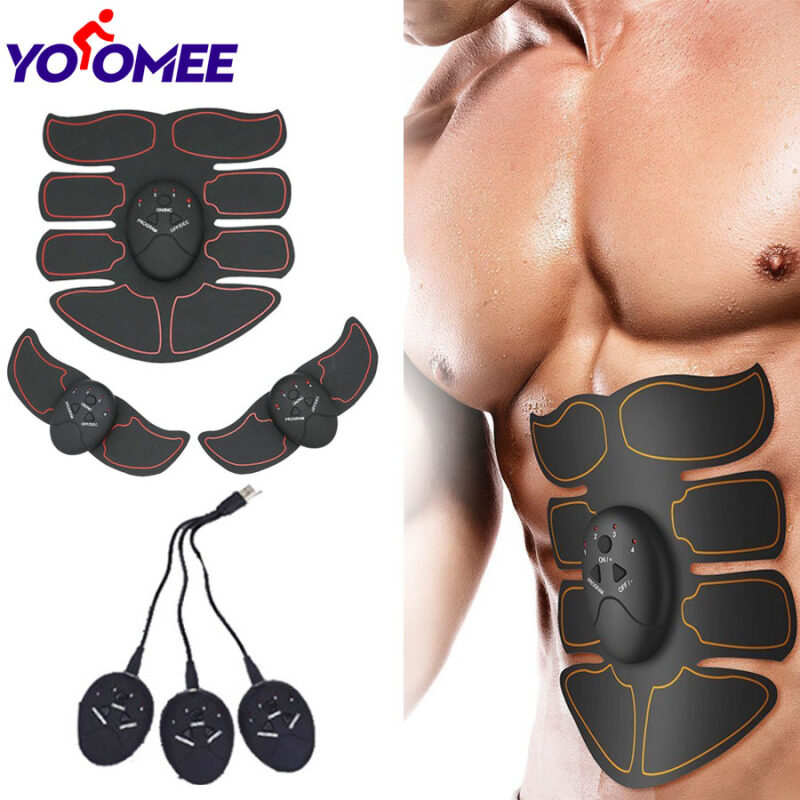 Yoomee Máy Tập Cơ Bụng Có Thể Sạc Lại 8 Hộp Mực Bụng Máy Tập Luyện Cơ Thể Thông Minh Tập Luyện Cơ Thể Săn Chắc Cơ Thể Thiết Bị Tập Luyện Giảm Béo Đốt Mỡ Dành Cho Nam Và Nữ