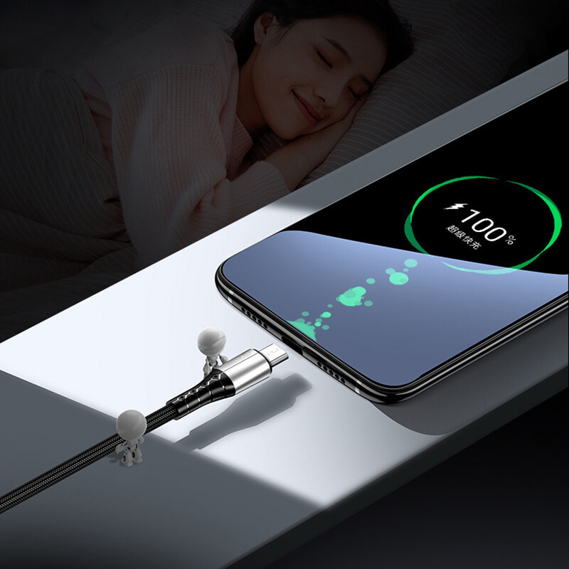 【SAWU】Android Data Cable Suitable for Android Universal Smart Phone Micro Usb Charging Cable V8 Aluminum Data Cable