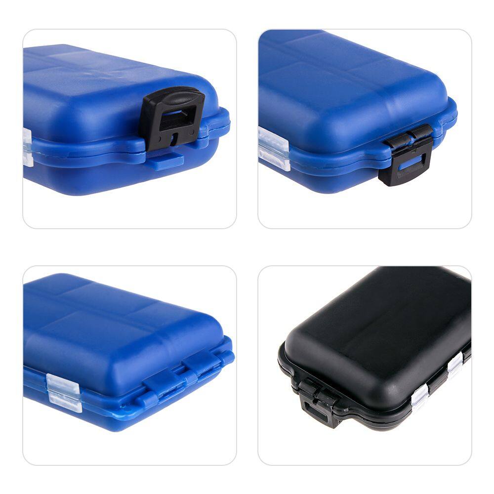 PENGA 10 Compartments Accessory Plastic Square Fishhook Box Lure Container Bait Storage Case Fishing Tackle Boxes