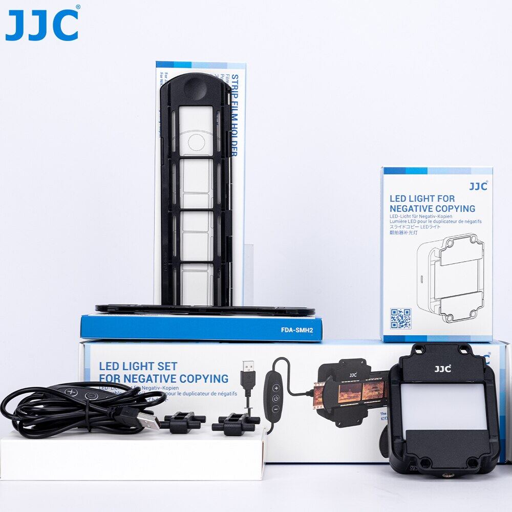 JJC ลบคัดลอกนำแสงชุดสำหรับ35มิลลิเมตรฟิล์มเชิงลบฟิล์ม Digitizing อะแดป ...