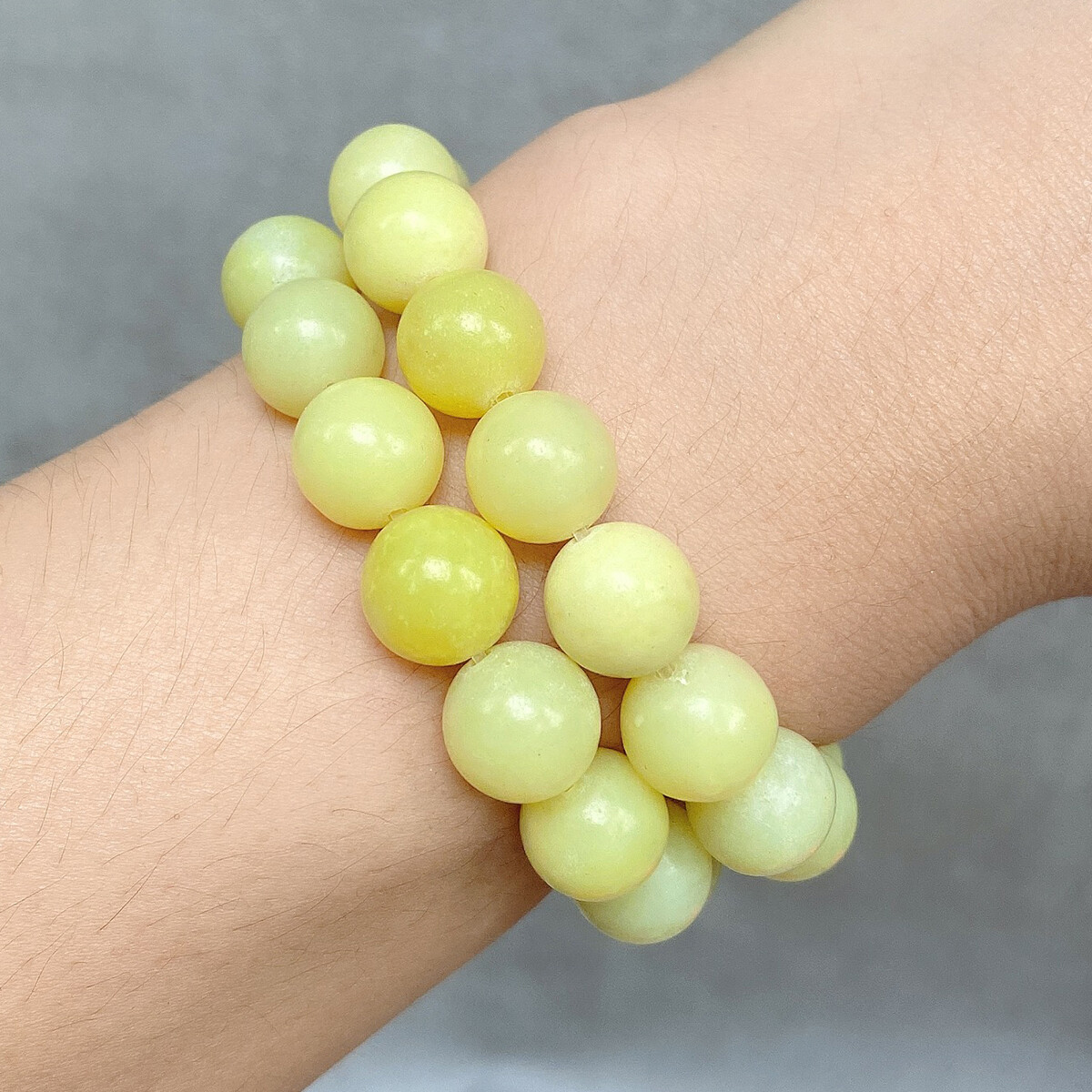 Natural stone round beads 4/6/8/10/12mm lemon jade beads for bracelet making diy jewelry necklace