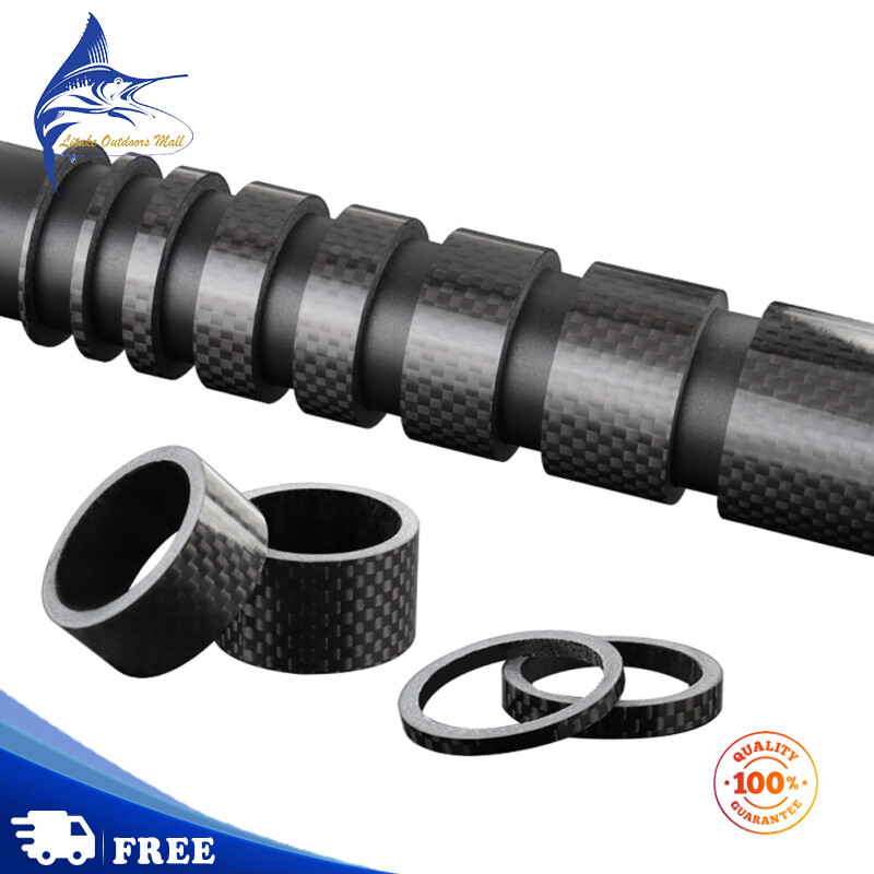 Litake Mountain Bike Handlebar Stem Washer Ring Carbon Fiber Headset Fork Spacers Bicycle Front Fork Accessories