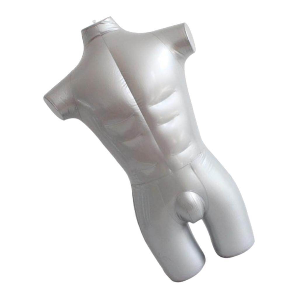 Baoblaze Inflatable Adult Male Mannequin Underwear Display Dummy Torso Tops Models