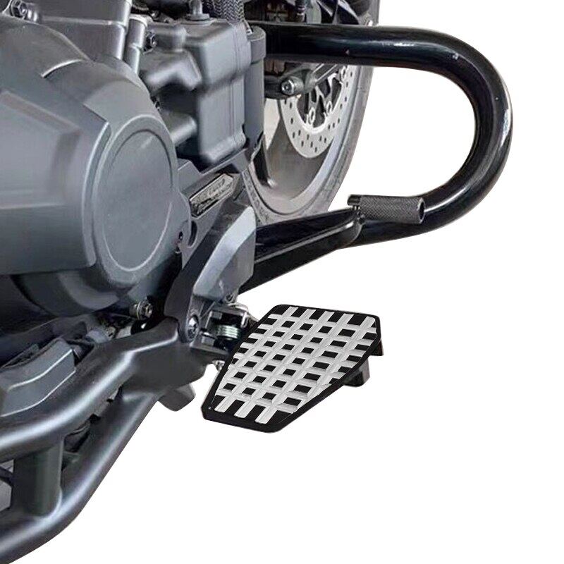 Motorcycle Driver Front Foot Pegs Extender Footrests Enlarge Footpegs Extension Wide Pedals Kit