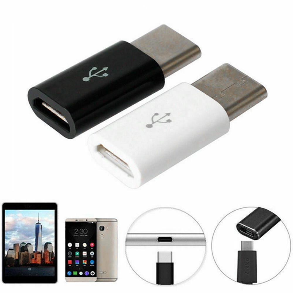 EL Stysle-Bộ Chuyển Đổi Từ Type C Sang Micro USB Bộ Chuyển Đổi TYPE-C Điện Thoại Thông Minh Android Bộ Chia Tách Tương Thích Truyền Dữ Liệu Sạc Cho Điện Thoại