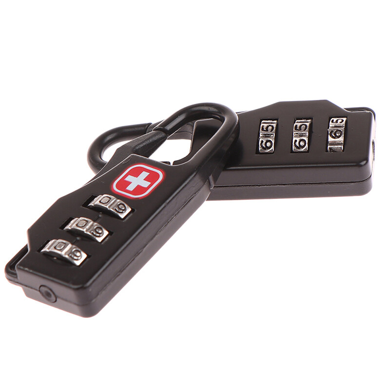 SHENGHAN Portable Alloy Mini Lock Padlock Outdoor Combination Code Number Lock