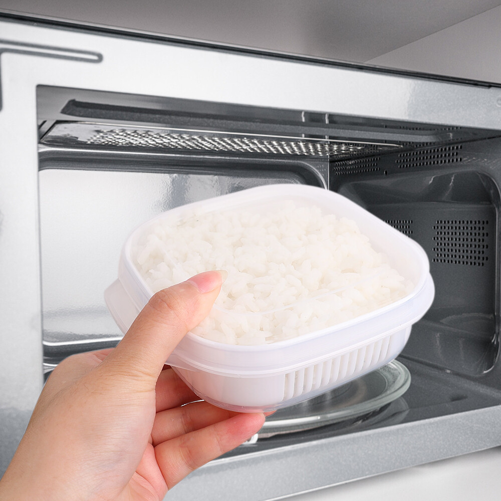 Rice Sub-packaging Box Microwave Heating Lunch Box Food Preservation Box