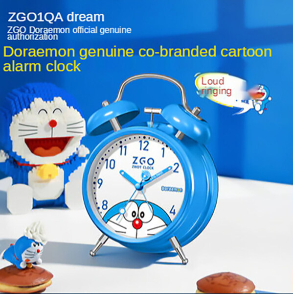 Đồng Hồ Báo Thức Hoạt Hình Doraemon 100% Đồng Hồ Phòng Ngủ Lười Cho Học Sinh Khối Lượng Lớn Trẻ Em, Đồng Hồ Cạnh Giường Không Ồn bán chạy