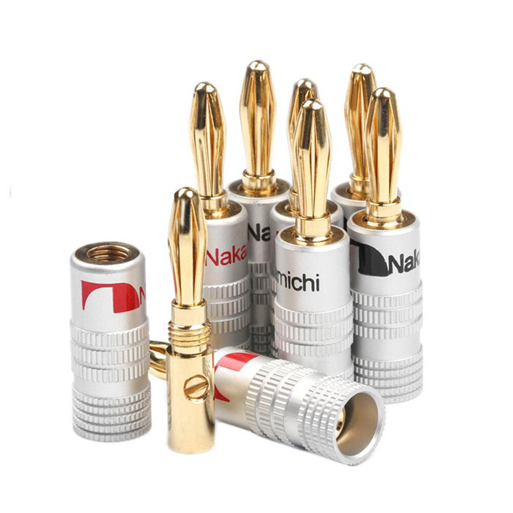 >> BÁO GIÁ CỌC LOA 3 TÁC DỤNG BẮP CHUỐI - CÀNG CUA - MỎ CHIM CHO LOA AMPLIFIER - GIẮC CẮM ÂM THANH CHO LOA AMPLI (1 CHIẾC | Shopee Lazada Sendo Tiki mới nhất 72 8 Cái 4Mm Giắc Cắm Bắp Chuối Loa Vàng 24K Mới Nakamichi Cho Đầu Nối Loa Video, Được Sản Xuất Đồng Nguyên Chất, Không Từ Tính, Khóa Đôi Ốc Vít, Không Hàn, Chấp Nhận Dây Loa 8AWG Đến 20AWG