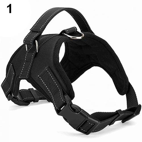 zhikeng® Large Dog Harness Soft Adjustable Training Harness Pet Walk Out Hand Strap Vest