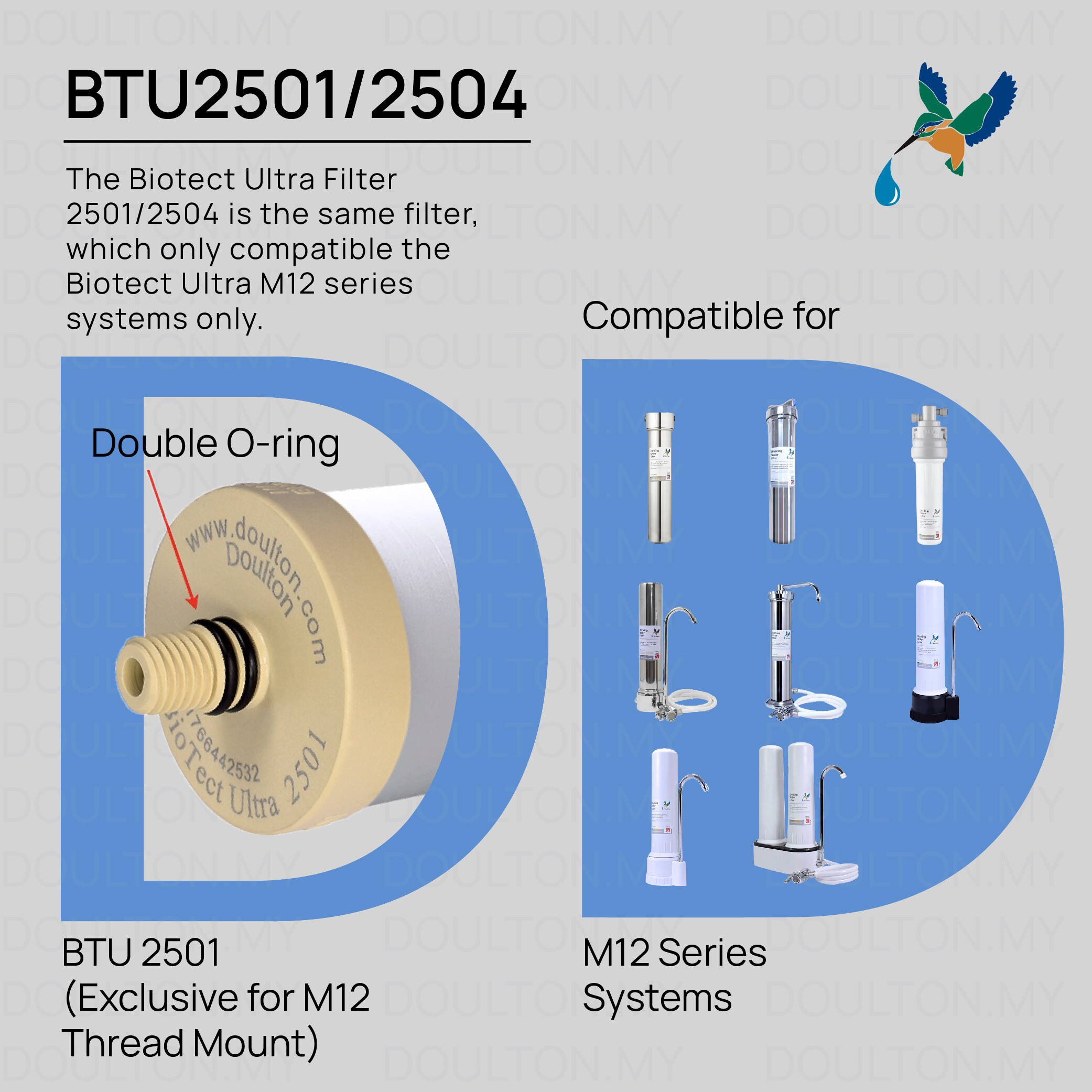 Doulton10 Limescale Reduction Cartridge 1 Pack Authentic Drinking Water Filter | Seychelles