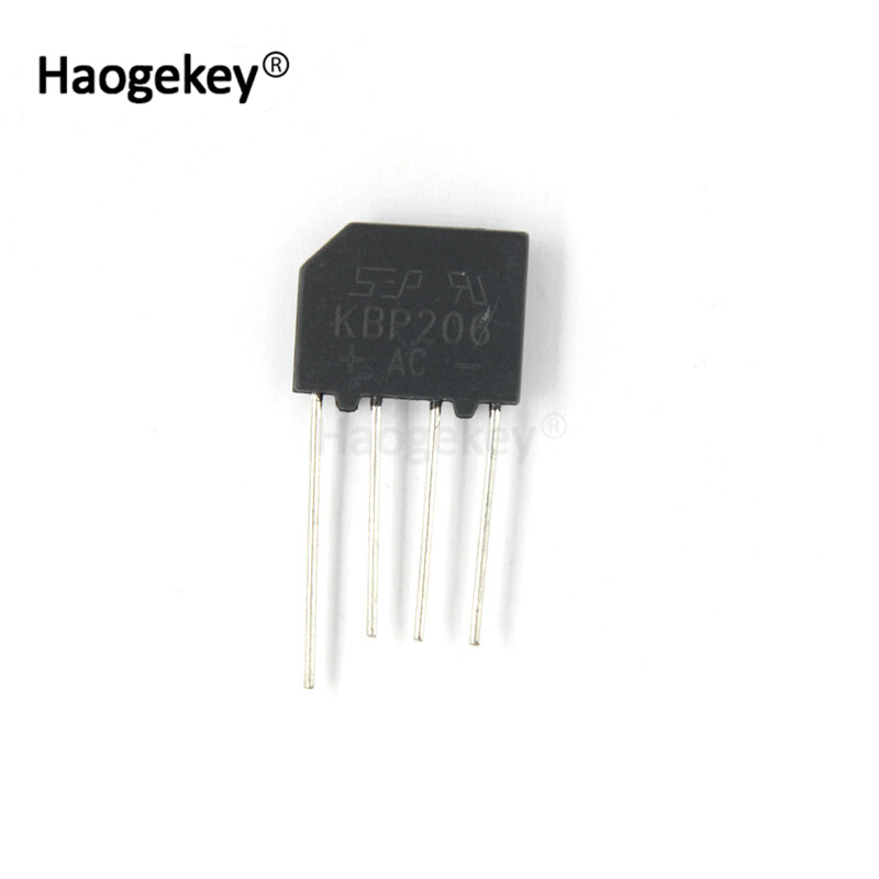 5 cái/lốc KBP206 2A 600V cầu đi ốt CHỈNH LƯU Dip